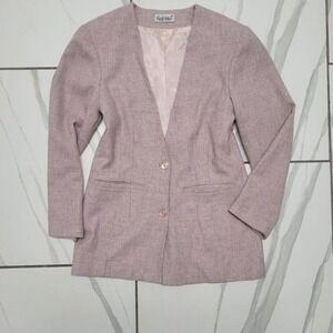 Vintage 80s 90s Cottage Core Streetwear Caridgan Blazer L